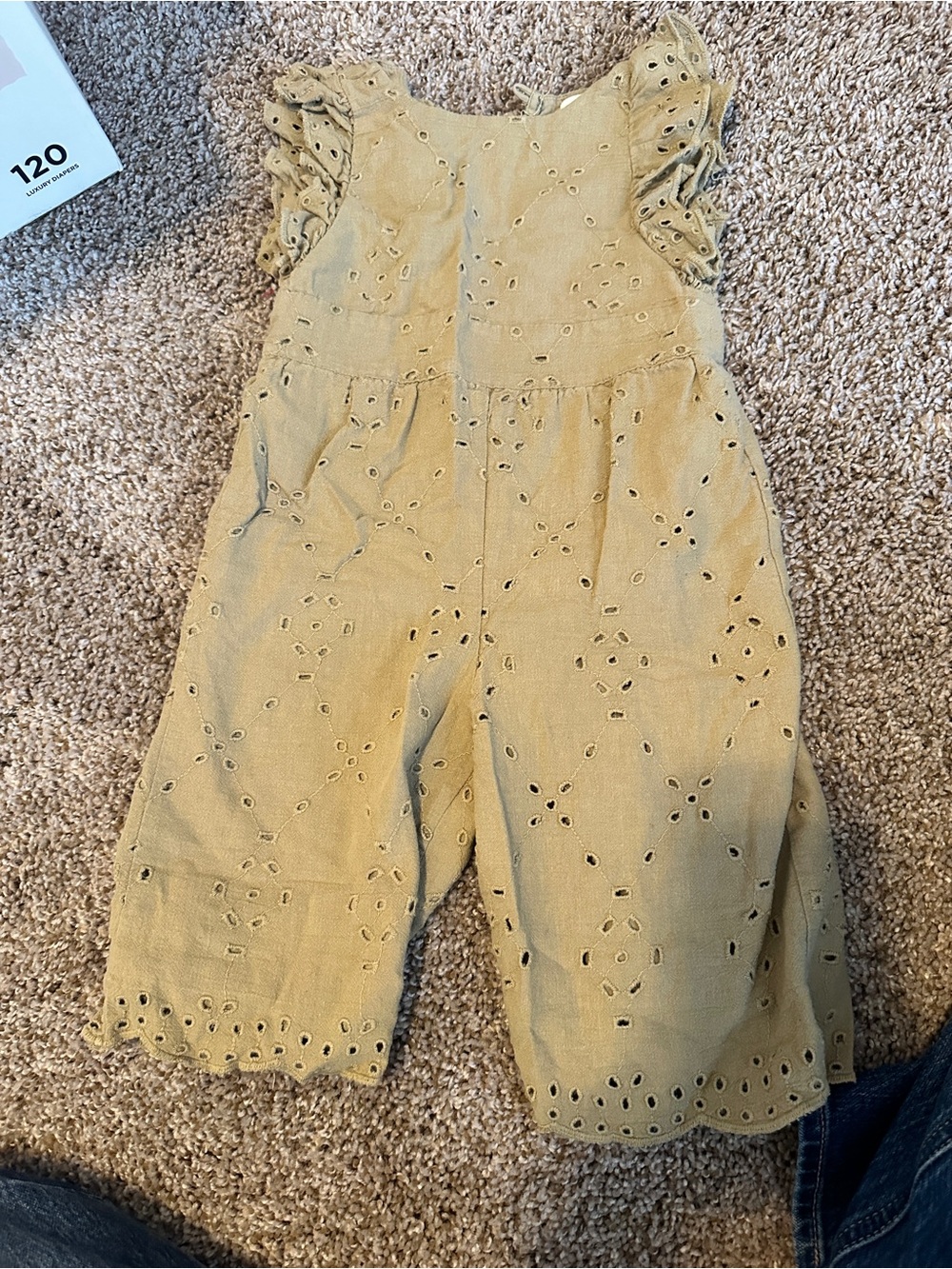 Girls Eyelet Romper - Zara